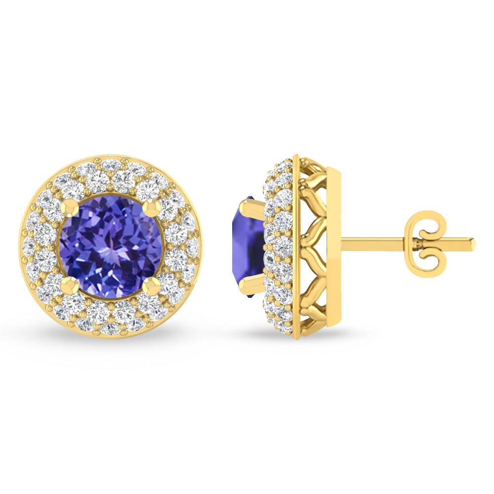 Yellow Gold - Tanzanite