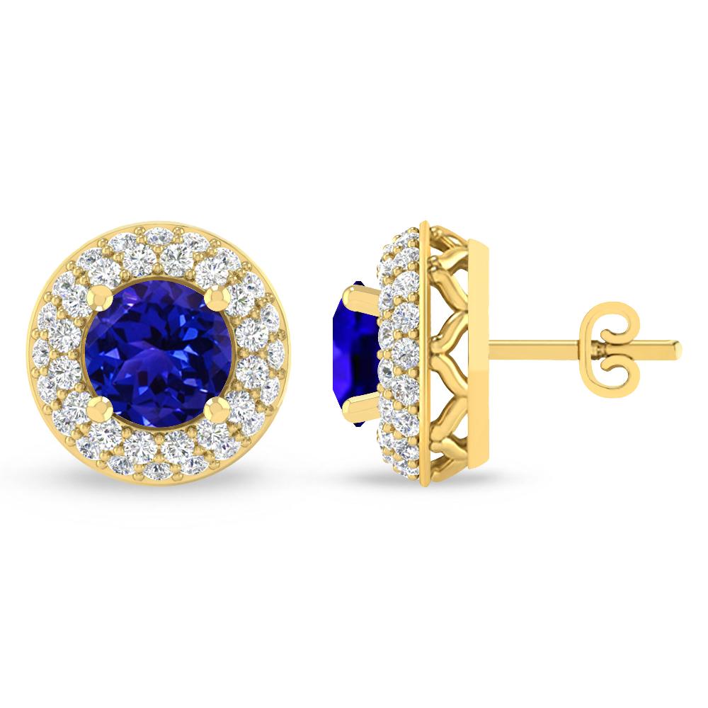 Yellow Gold - Tanzanite