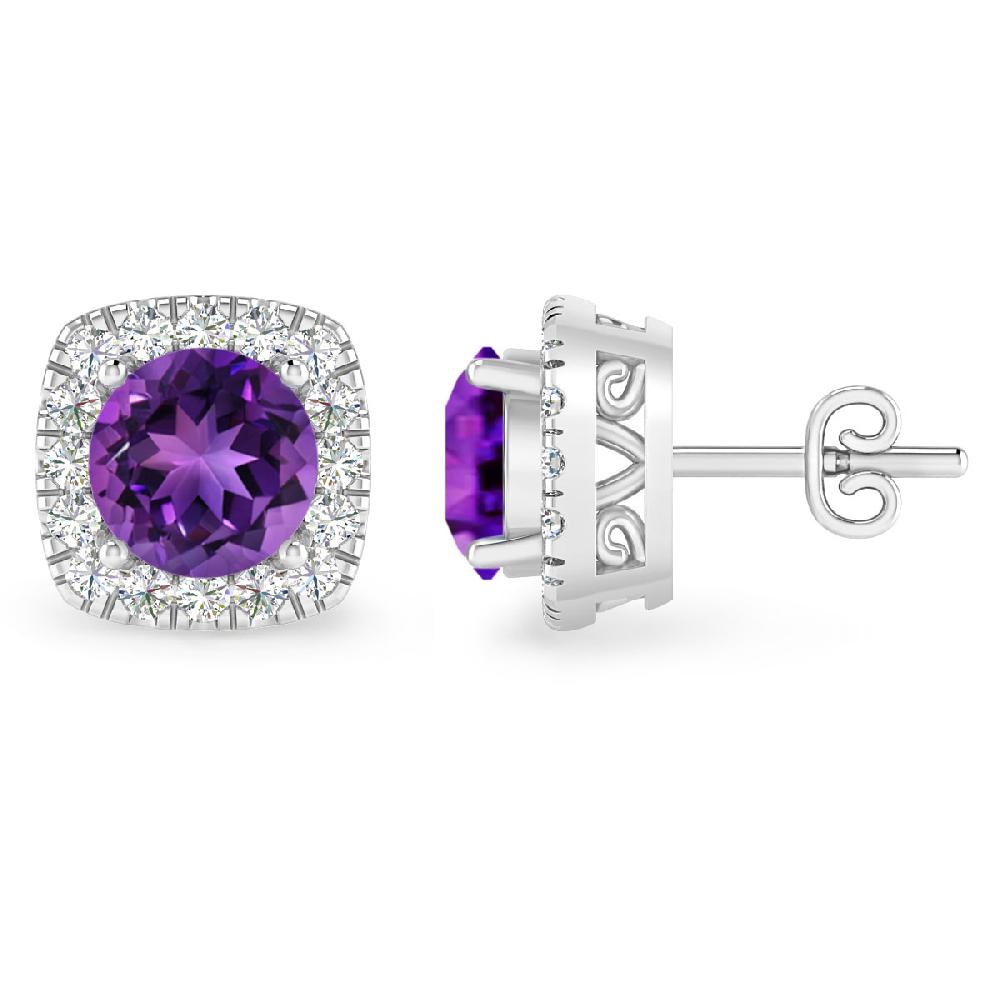 White Gold - Amethyst