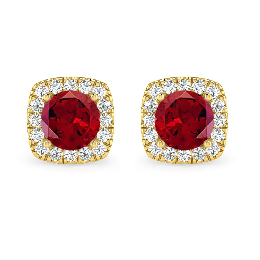 Yellow Gold - Garnet