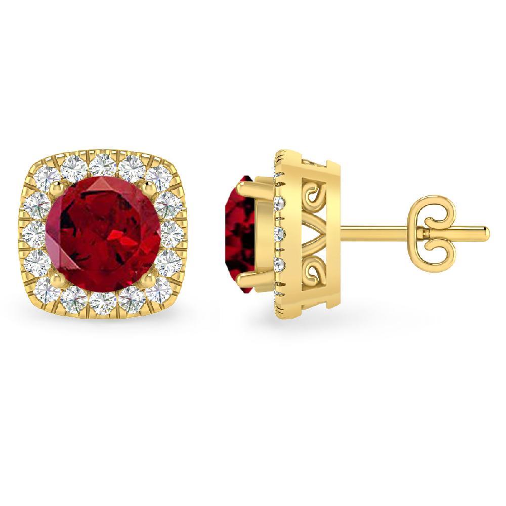 Yellow Gold - Garnet