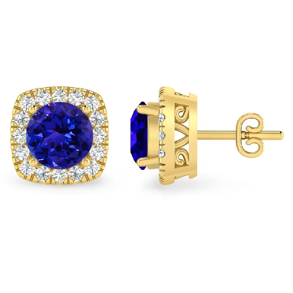 Yellow Gold - Tanzanite