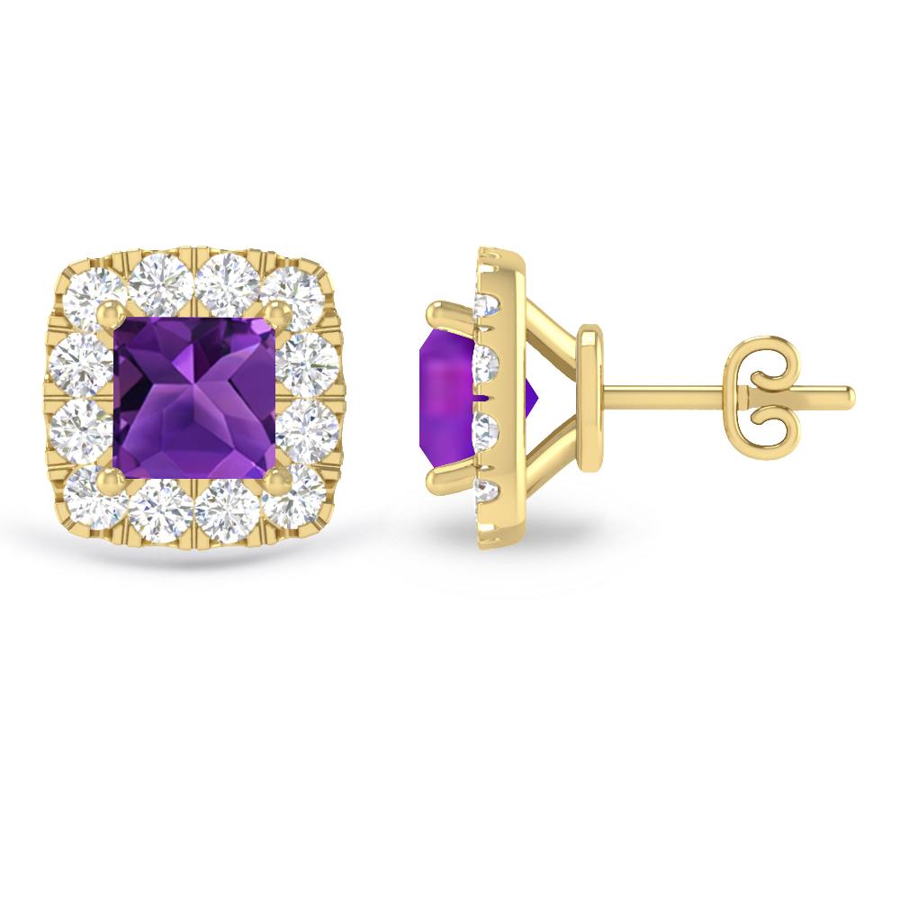 Yellow Gold - Amethyst