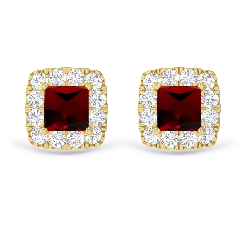 Yellow Gold - Garnet