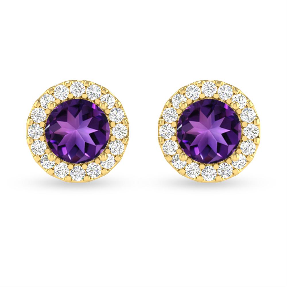 Yellow Gold - Amethyst