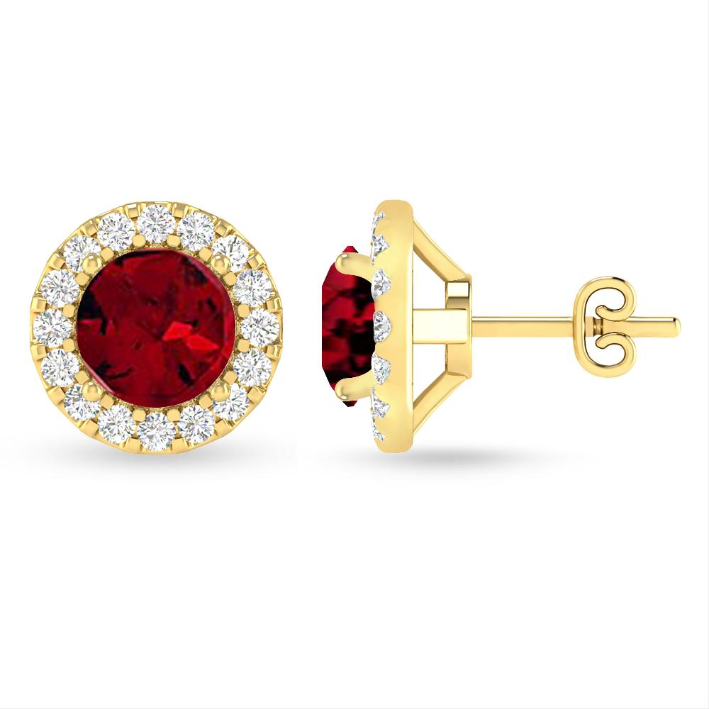 Yellow Gold - Garnet