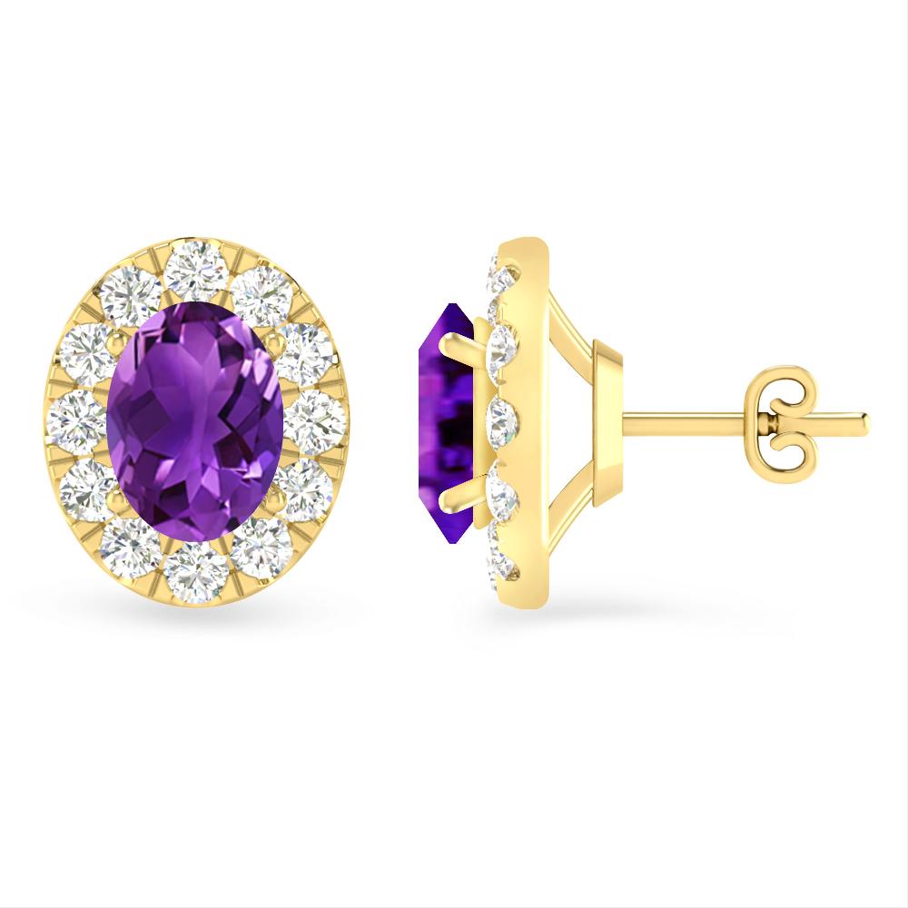 Yellow Gold - Amethyst