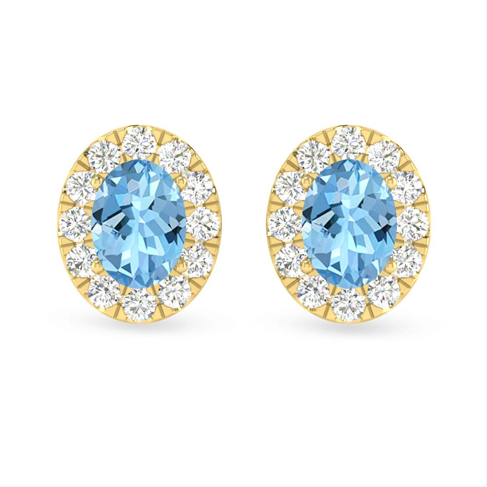 Yellow Gold - Aquamarine