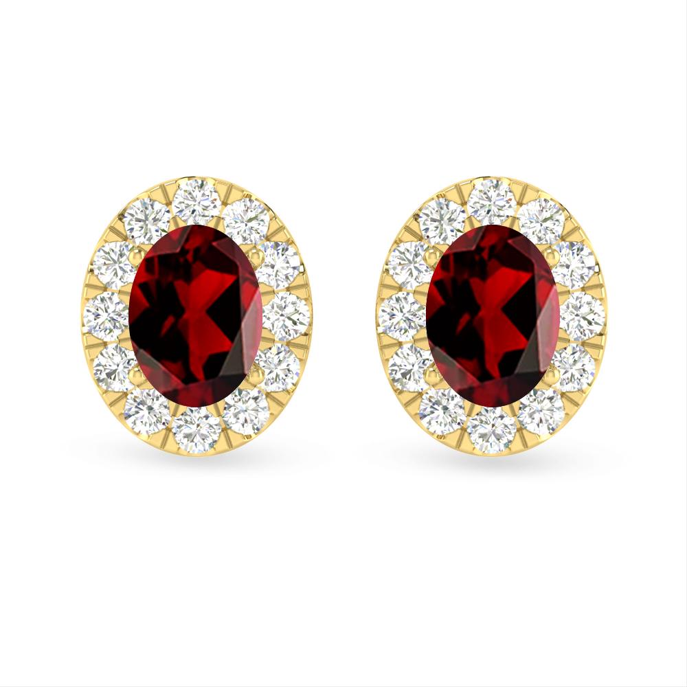 Yellow Gold - Garnet