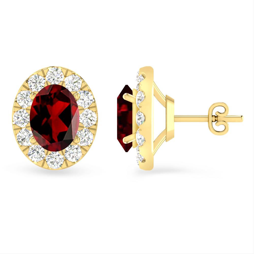 Yellow Gold - Garnet