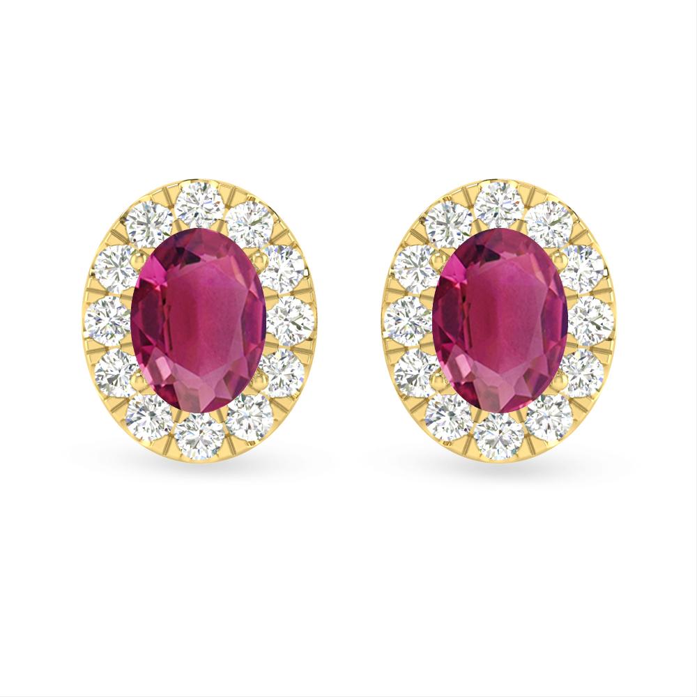 Yellow Gold - Pink Tourmaline