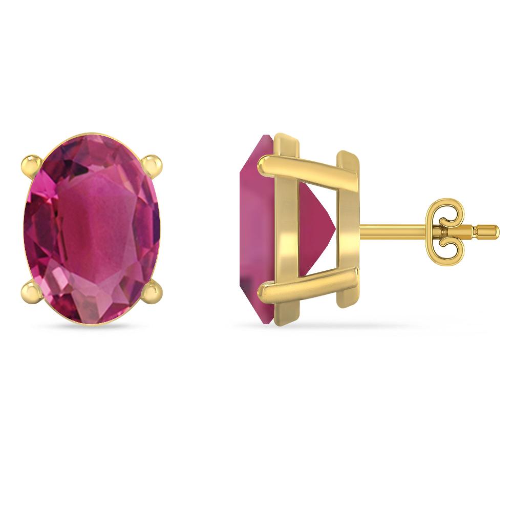 Yellow Gold - Pink Tourmaline