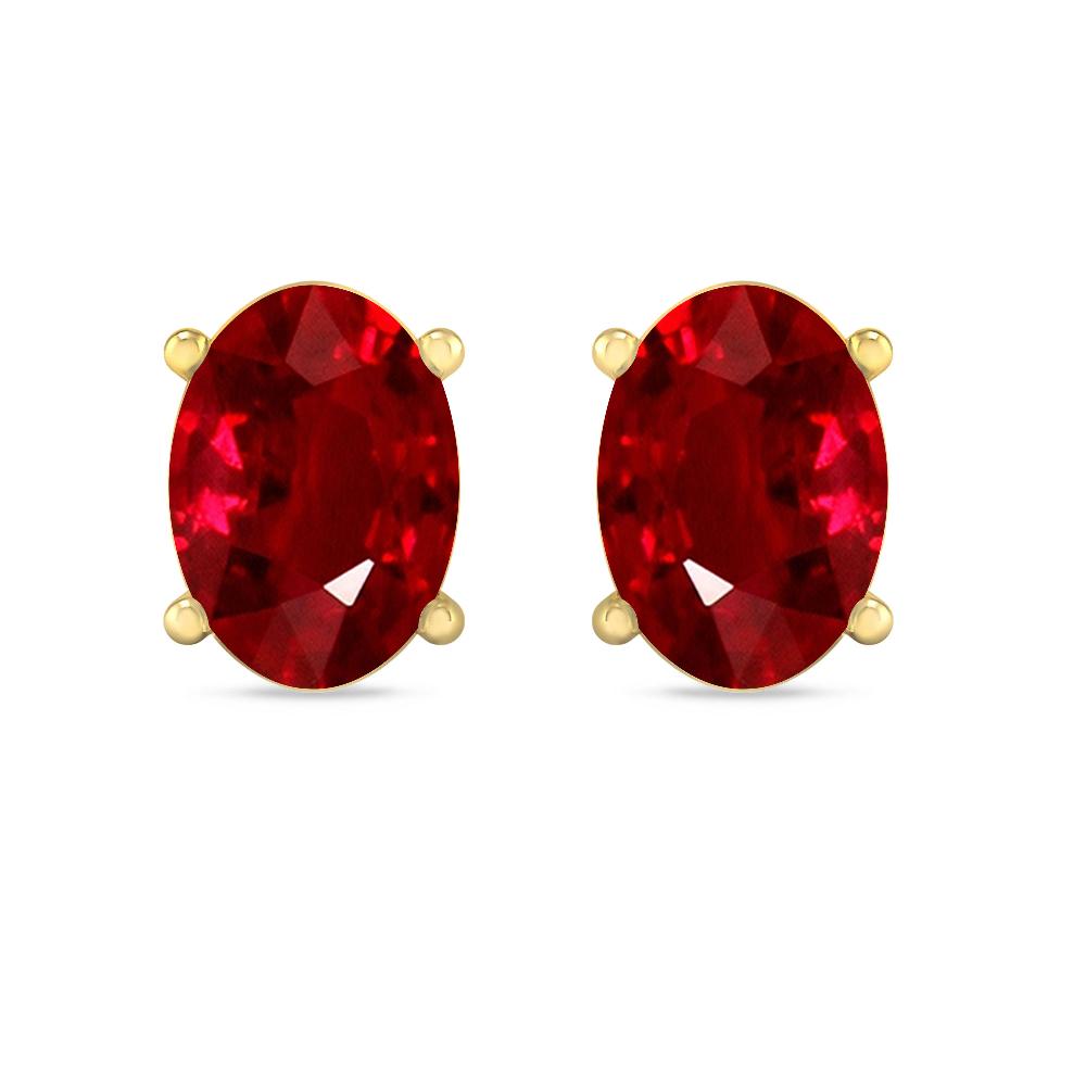 Yellow Gold - Ruby