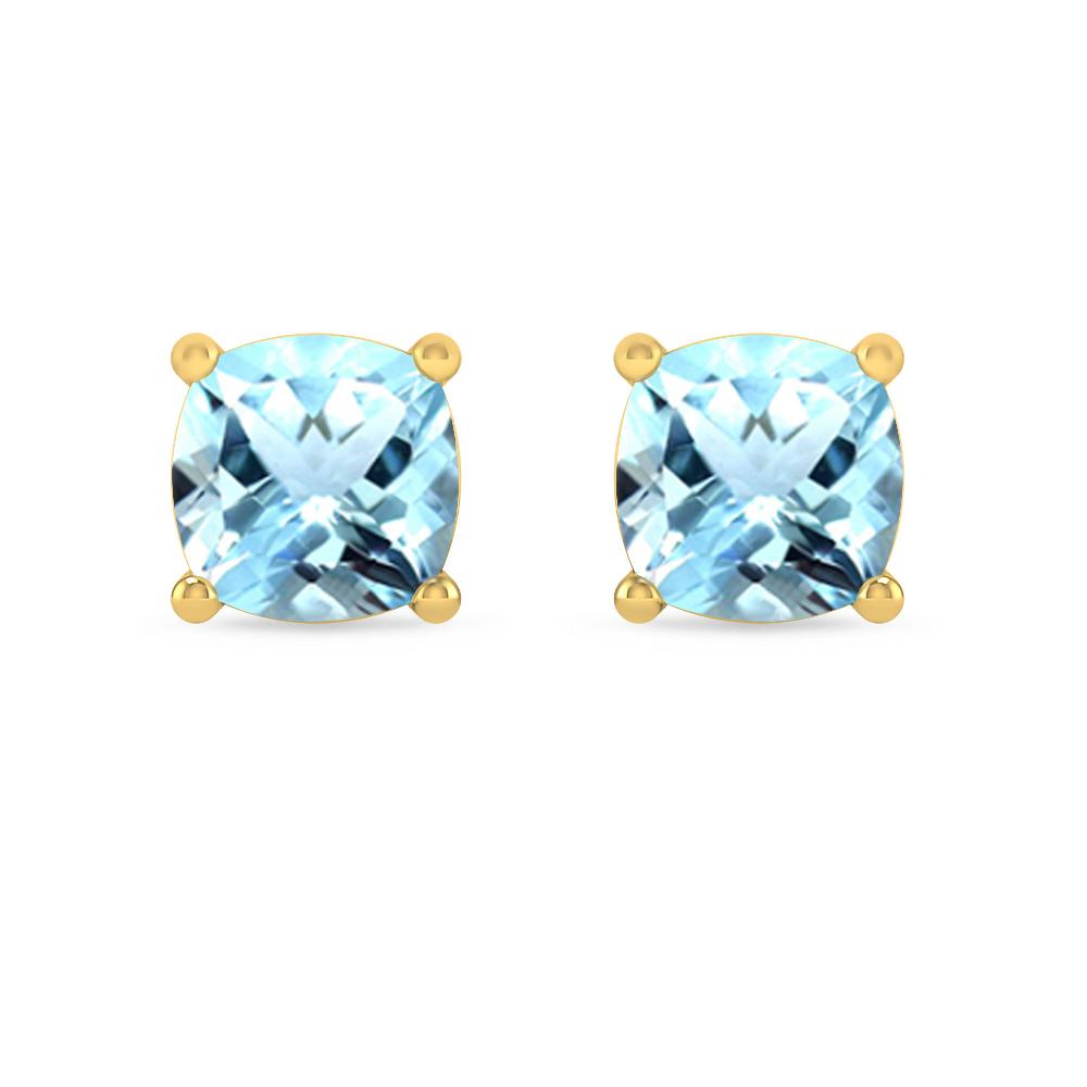 Yellow Gold - Aquamarine