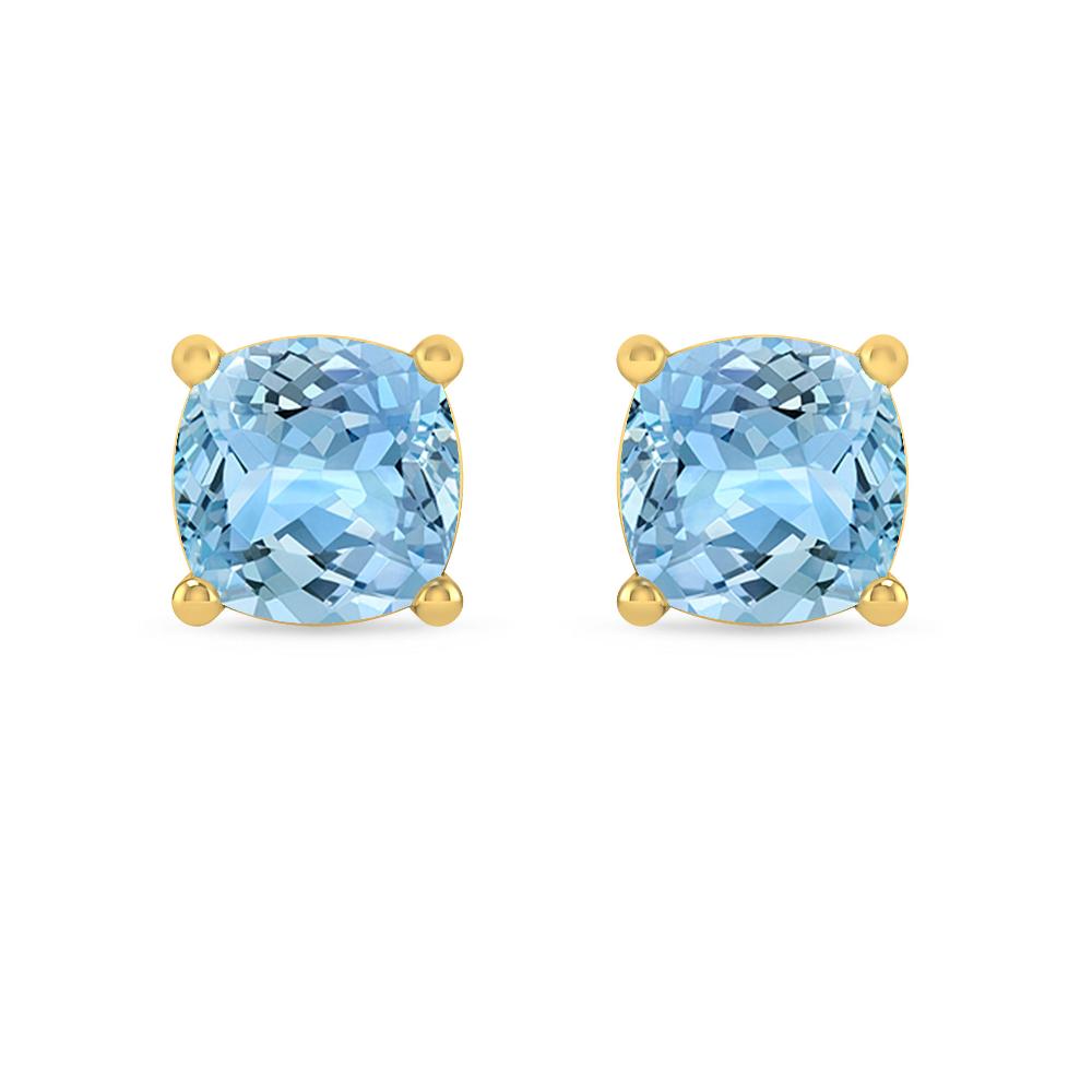 Yellow Gold - Aquamarine