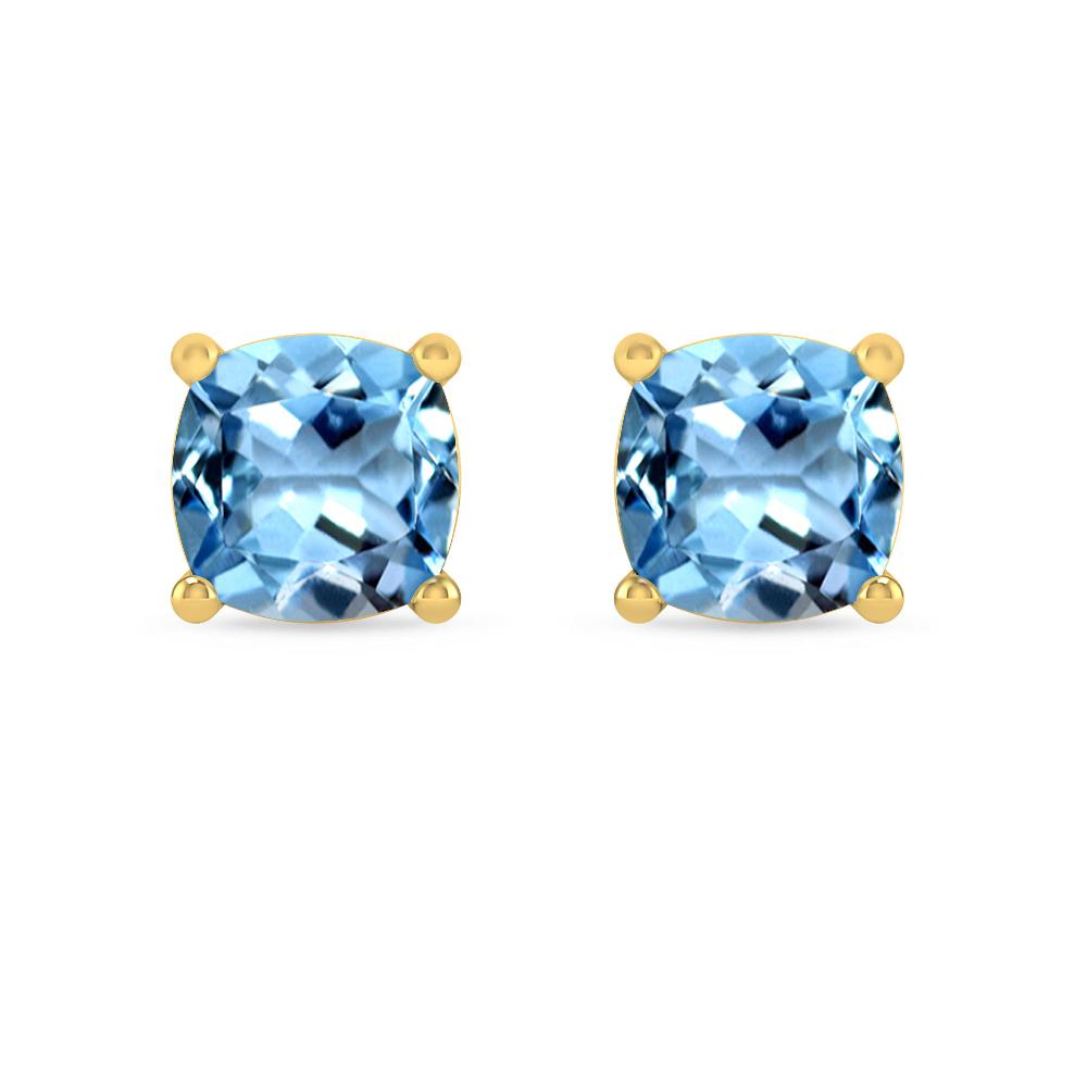 Yellow Gold - Aquamarine