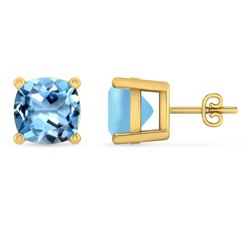 Yellow Gold - Aquamarine