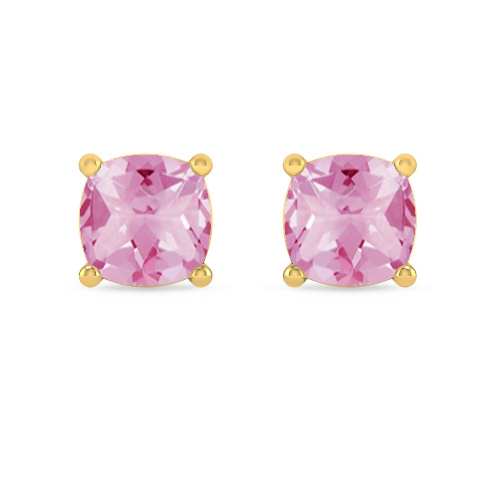 Yellow Gold - Pink Tourmaline