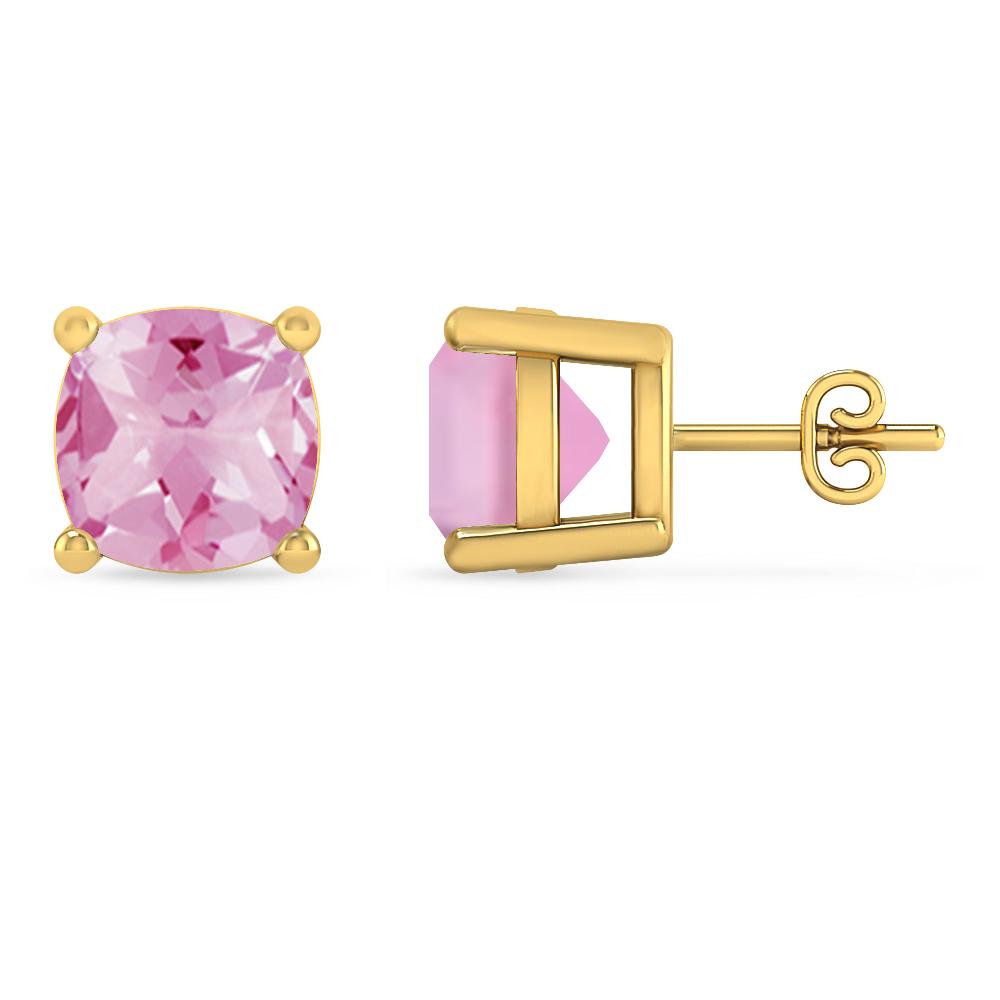 Yellow Gold - Pink Tourmaline