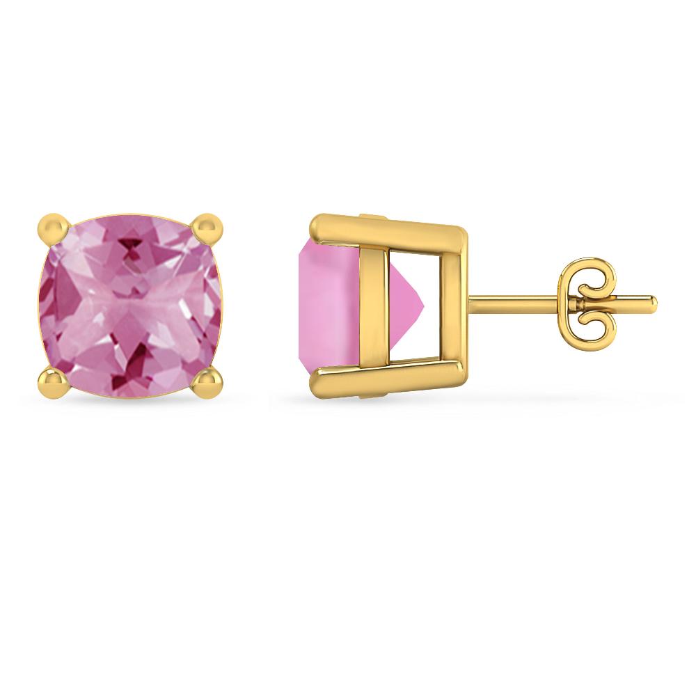 Yellow Gold - Pink Tourmaline