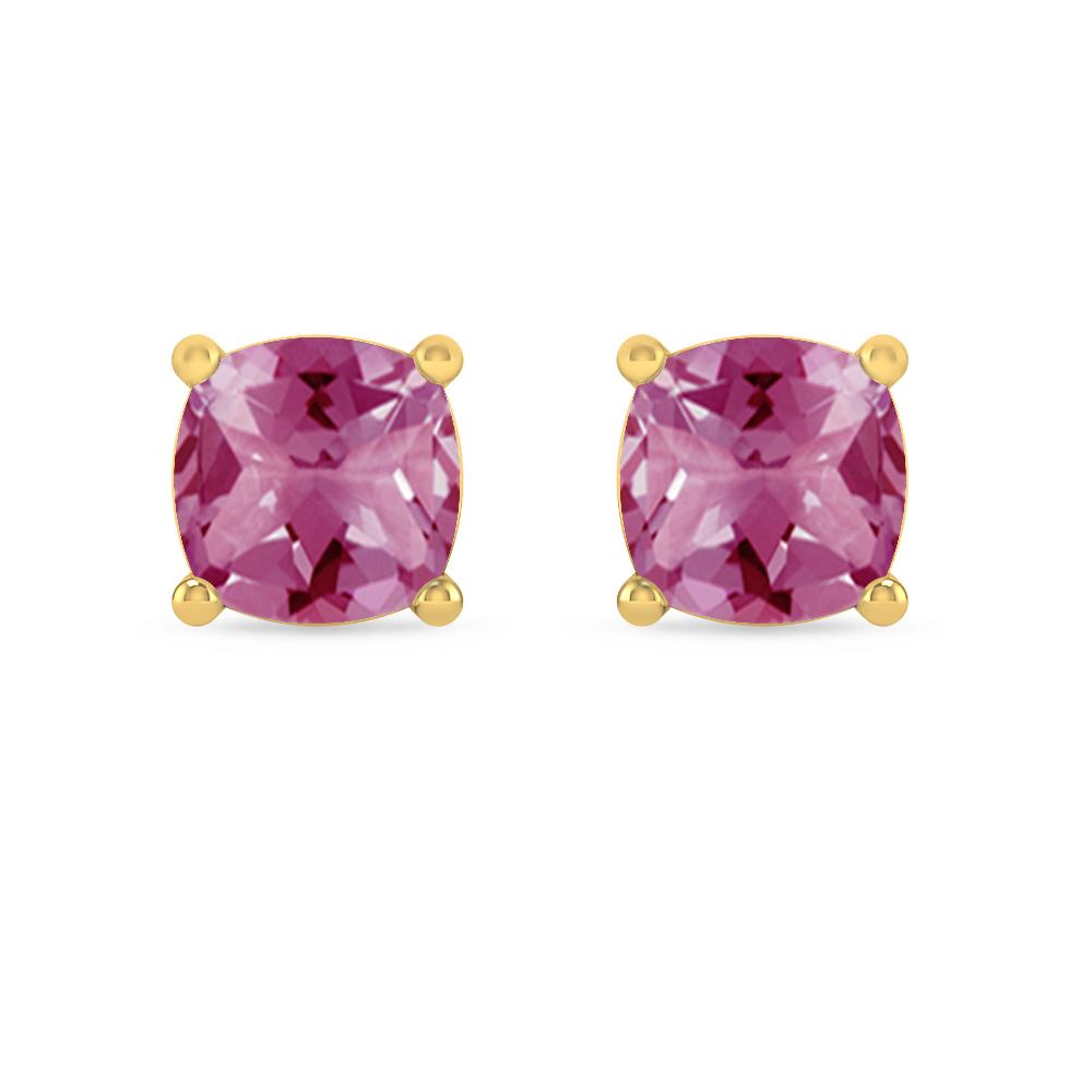 Yellow Gold - Pink Tourmaline