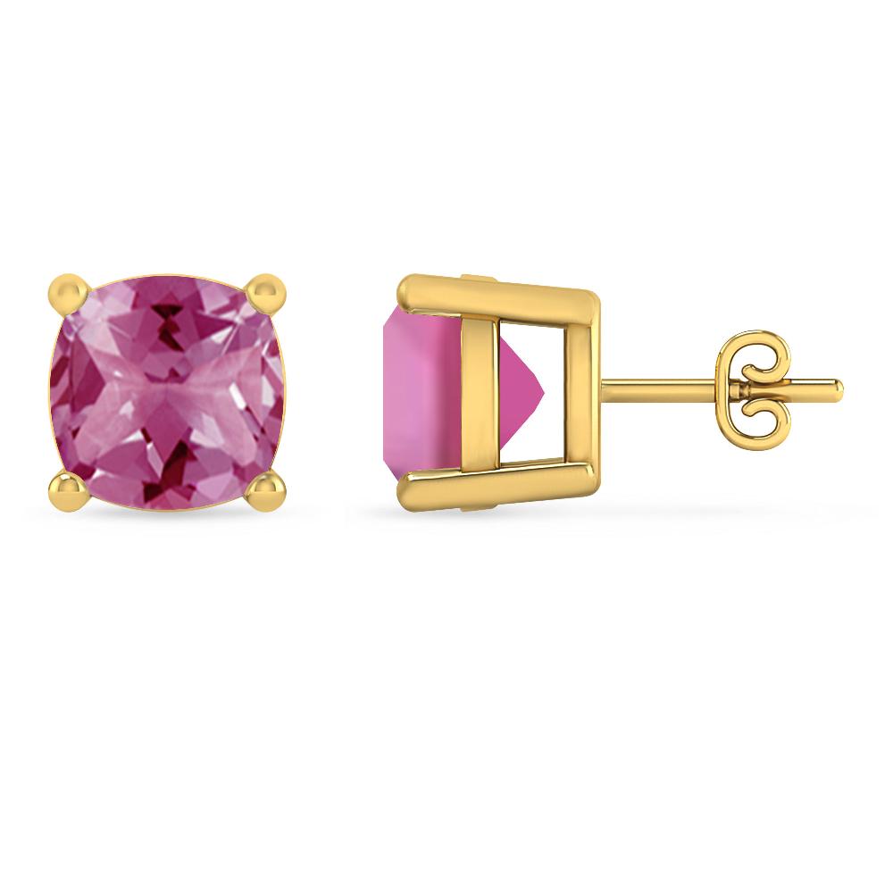 Yellow Gold - Pink Tourmaline