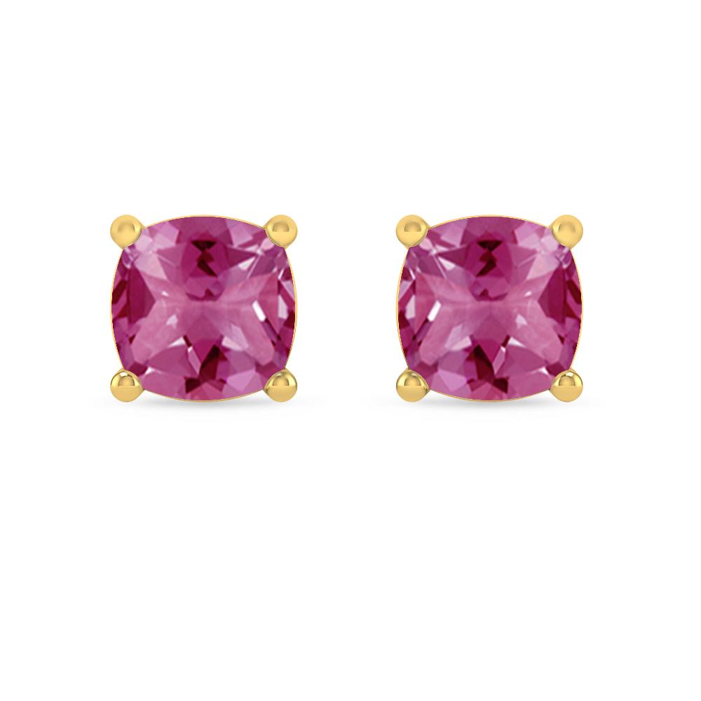 Yellow Gold - Pink Tourmaline