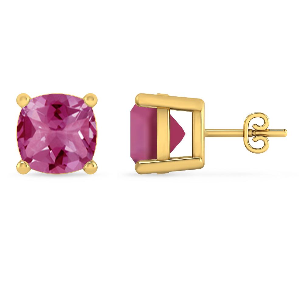 Yellow Gold - Pink Tourmaline