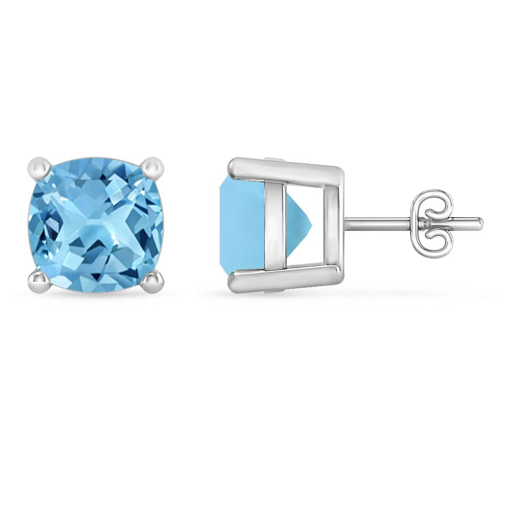 White Gold - Blue Topaz