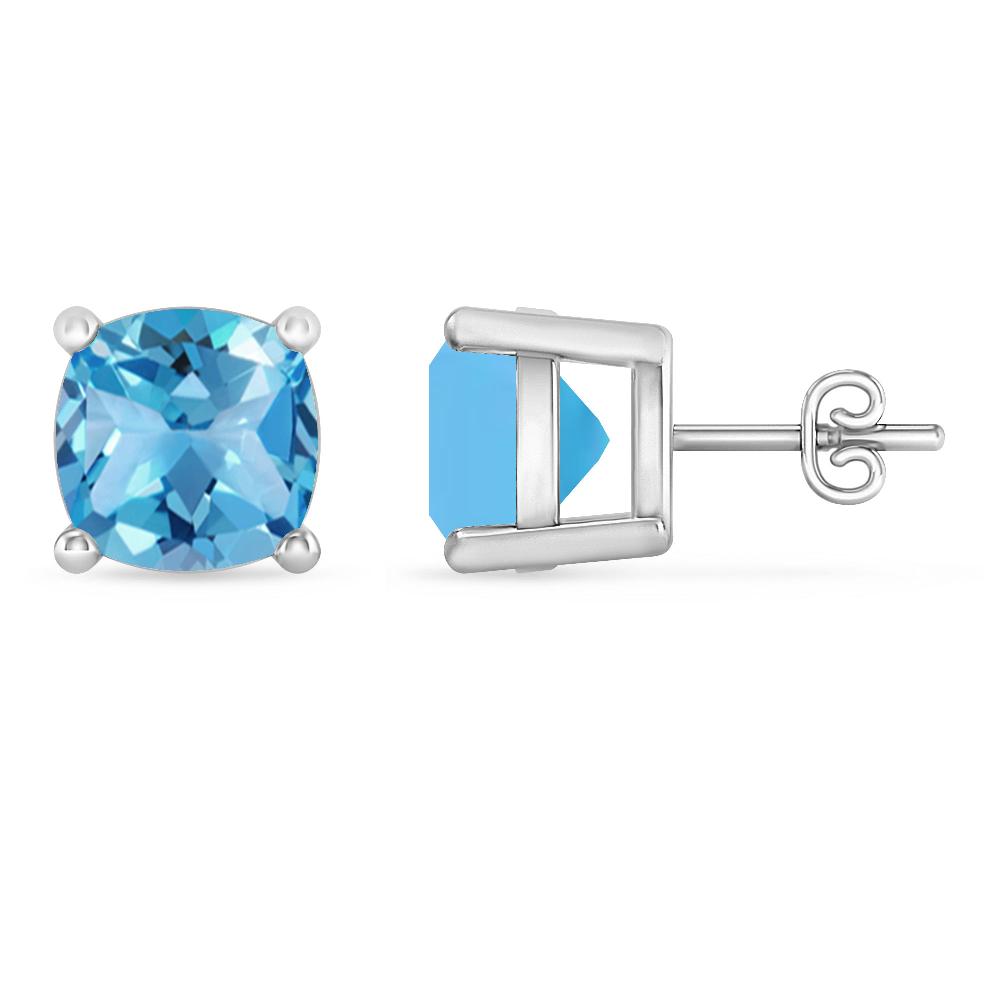 White Gold - Blue Topaz