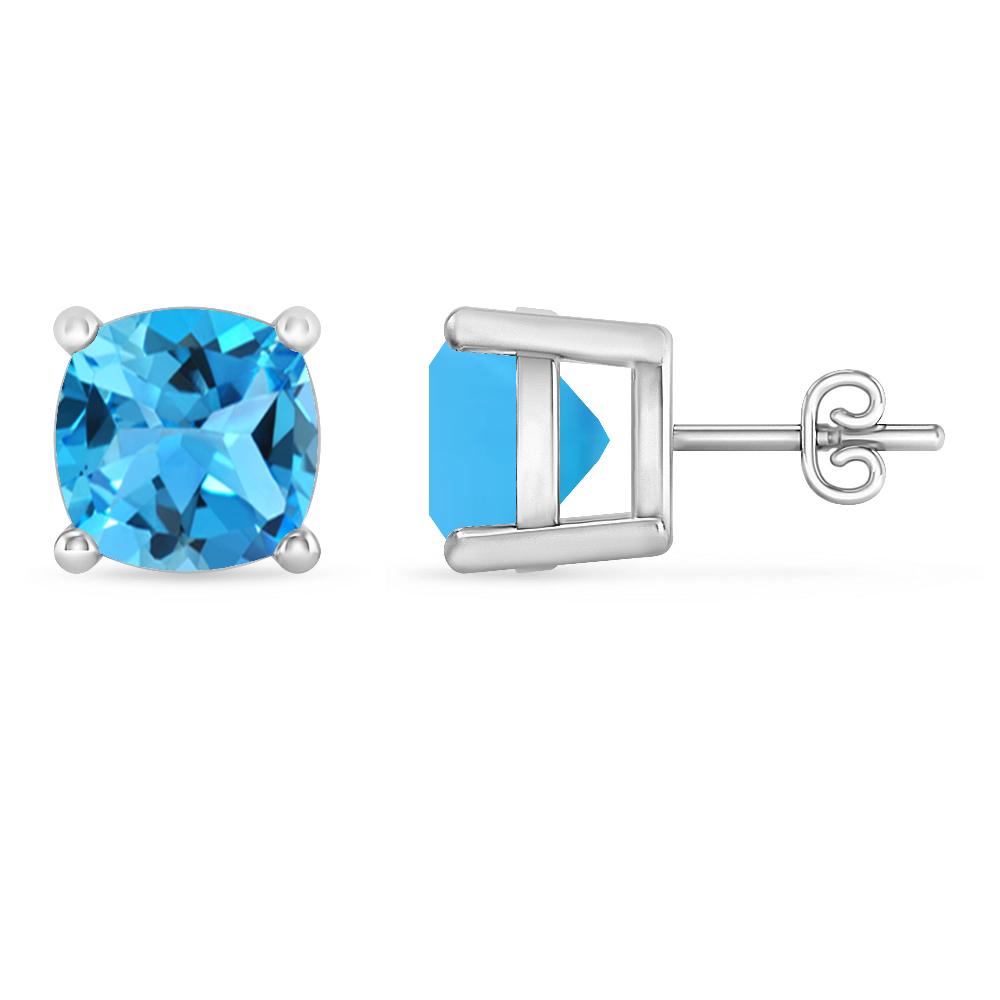 White Gold - Blue Topaz