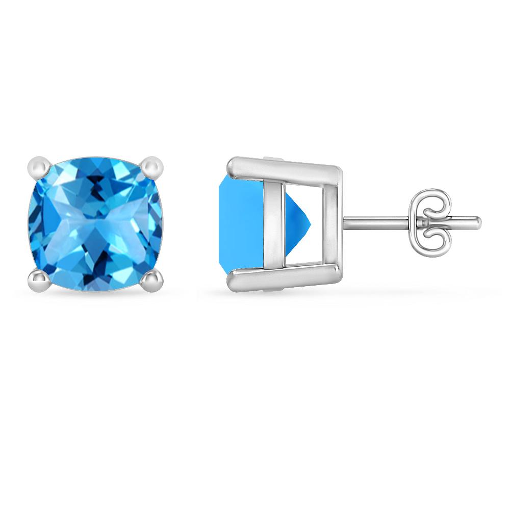 White Gold - Blue Topaz