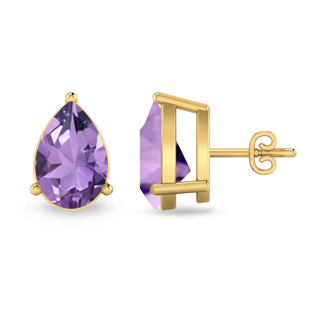 Yellow Gold - Amethyst