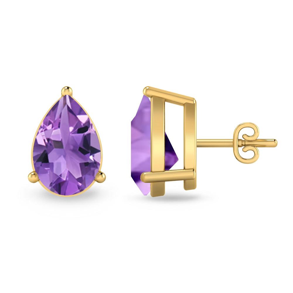 Yellow Gold - Amethyst