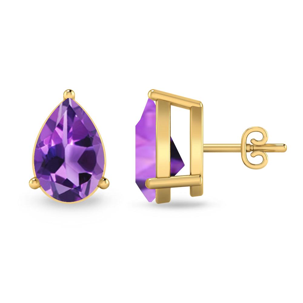 Yellow Gold - Amethyst