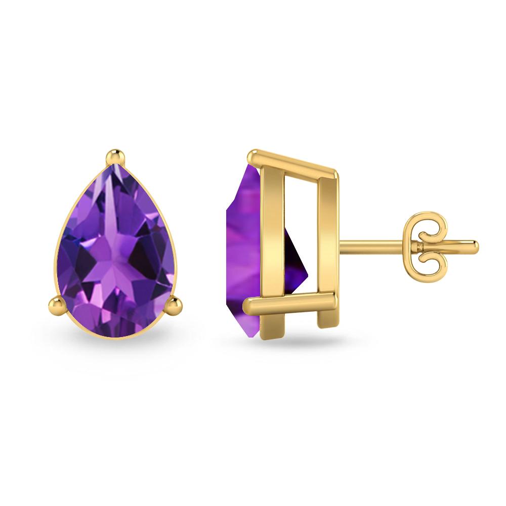 Yellow Gold - Amethyst