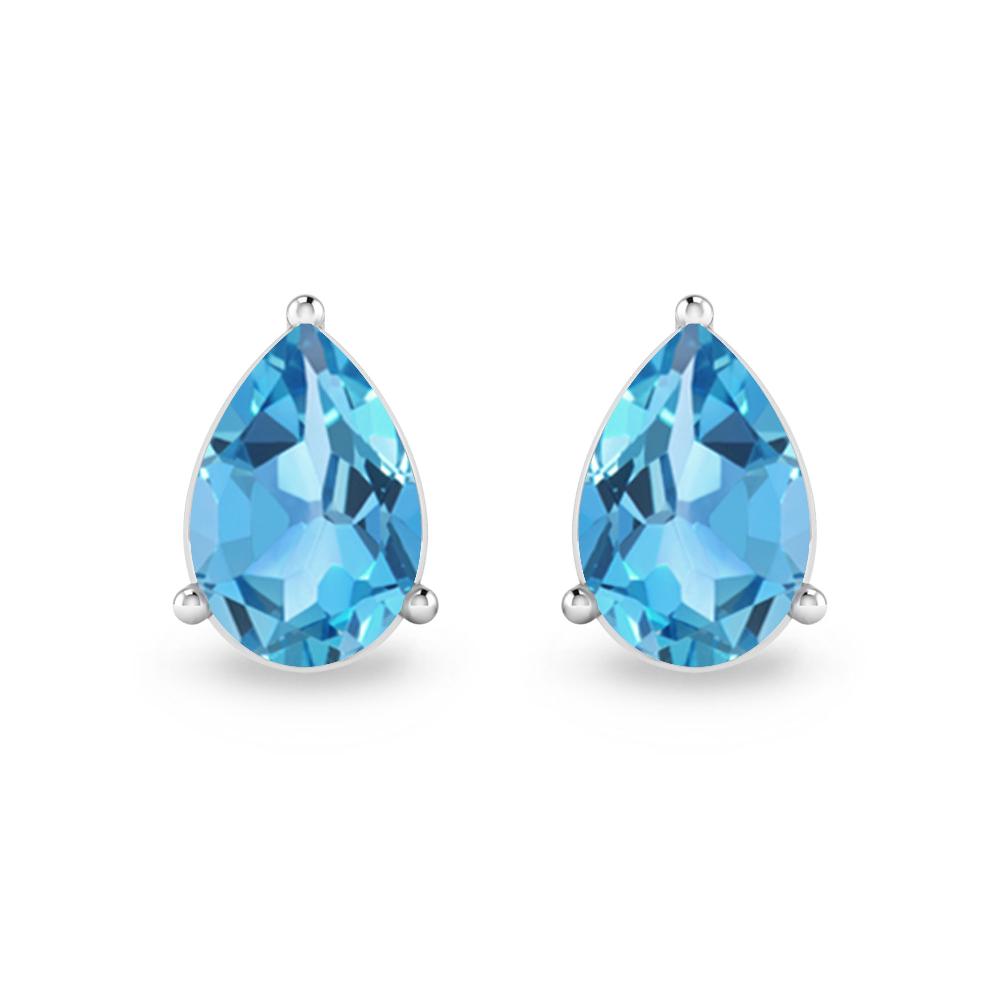 White Gold - Blue Topaz