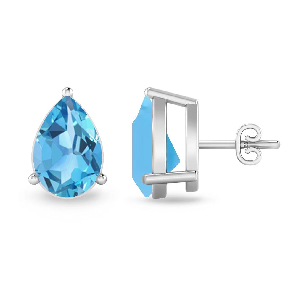 White Gold - Blue Topaz