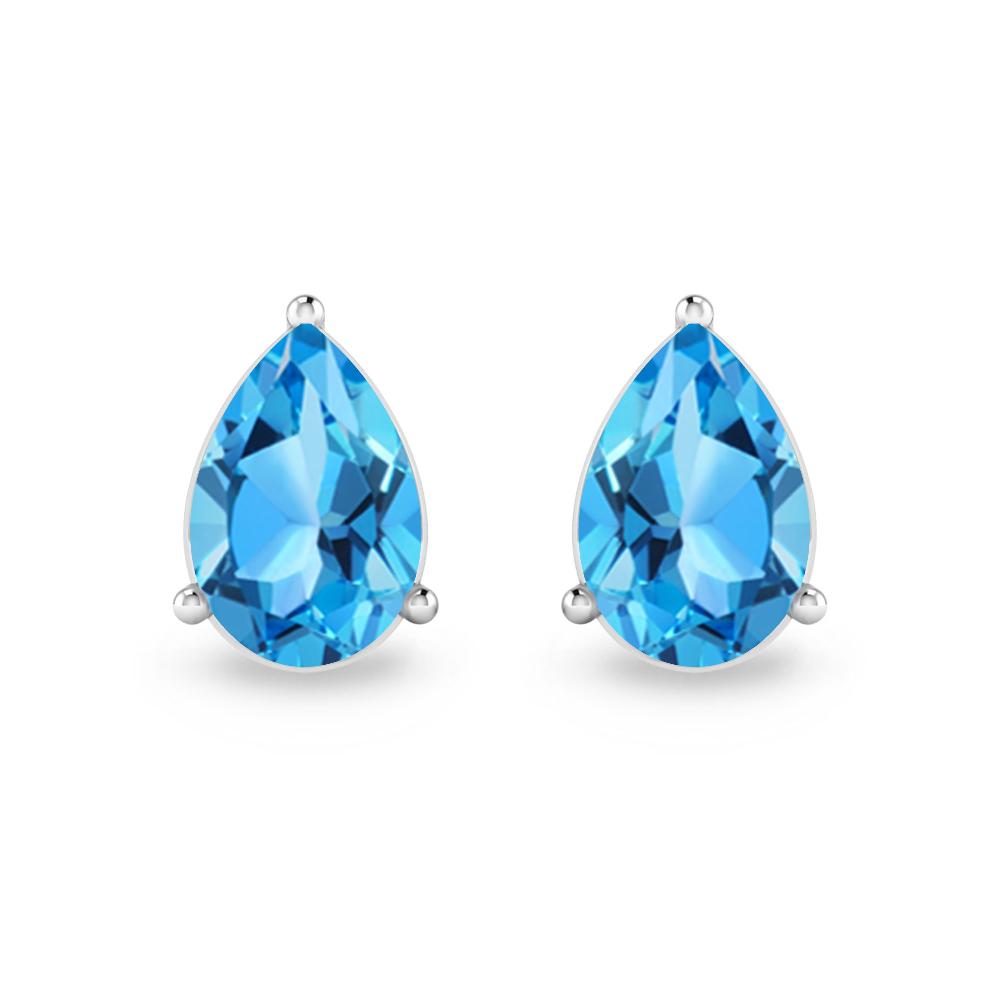 White Gold - Blue Topaz