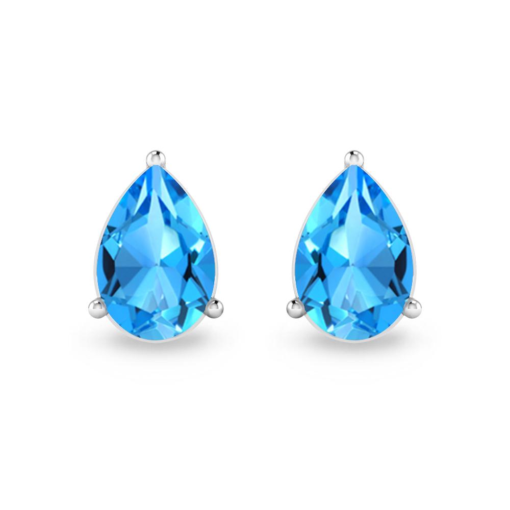 White Gold - Blue Topaz