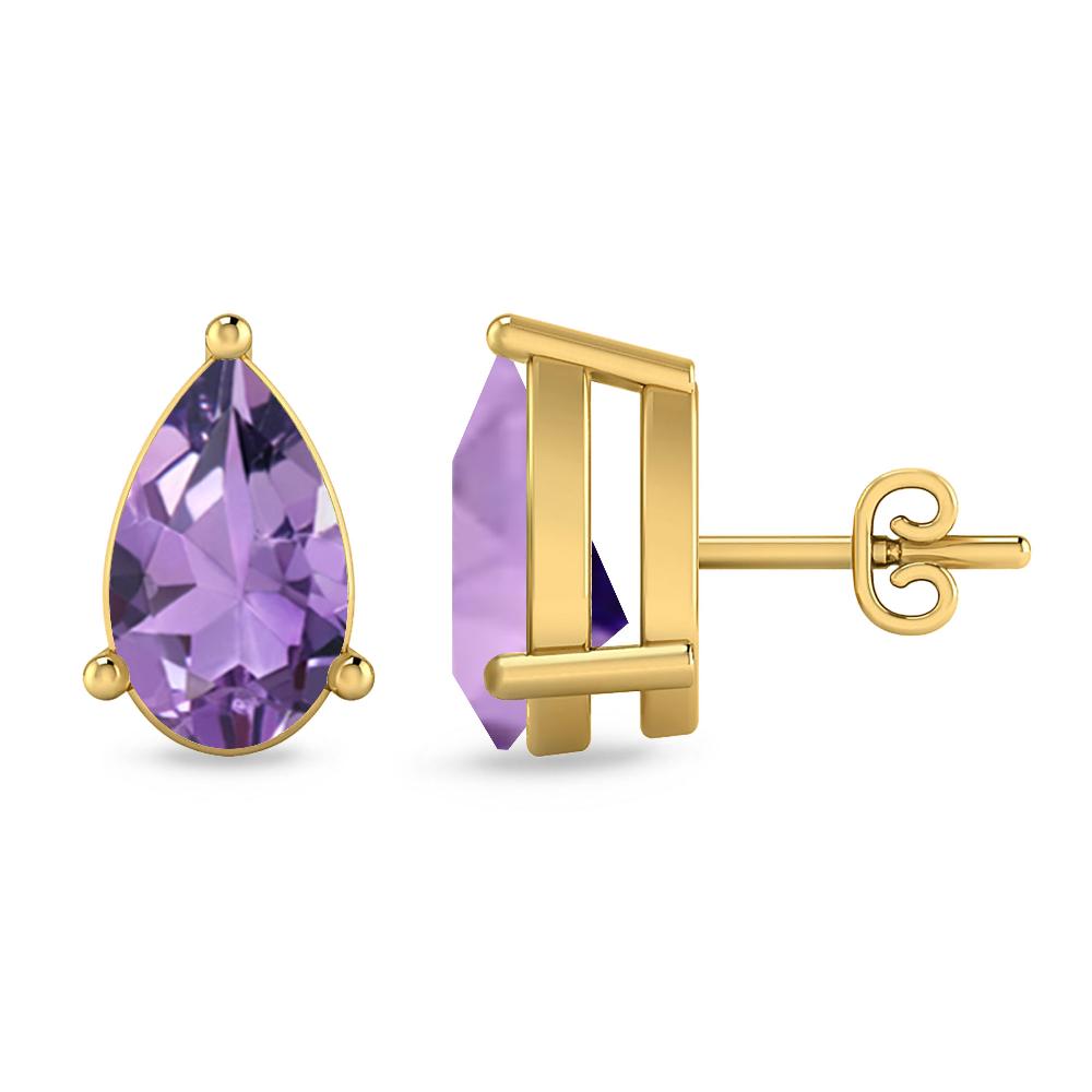 Yellow Gold - Amethyst