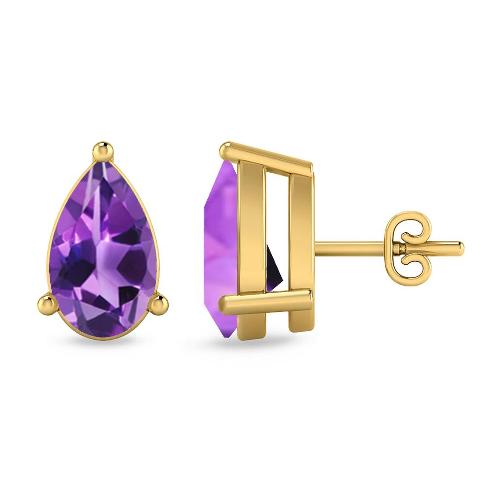 Yellow Gold - Amethyst