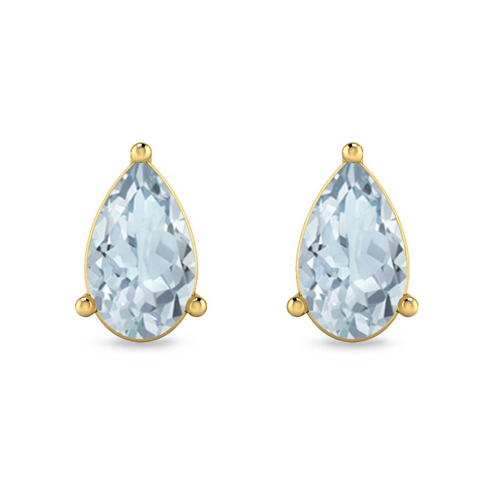 Yellow Gold - Aquamarine