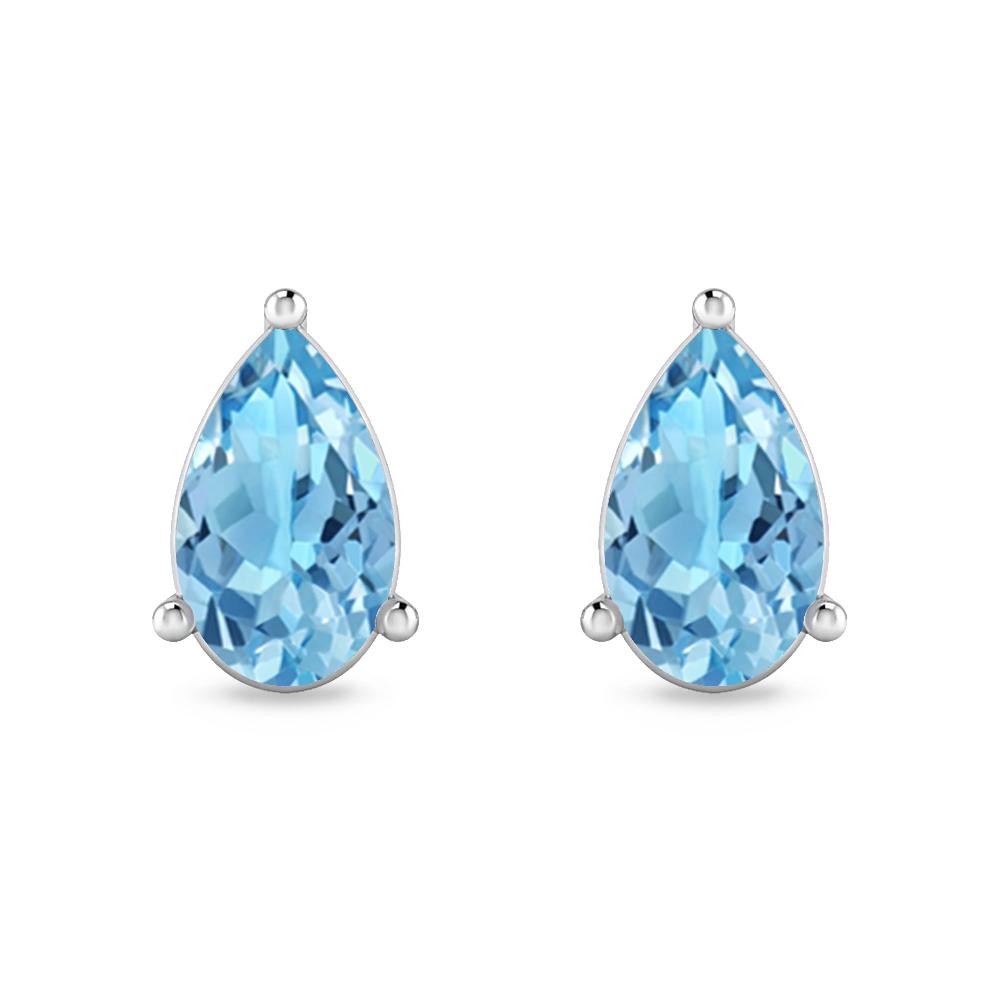 White Gold - Blue Topaz