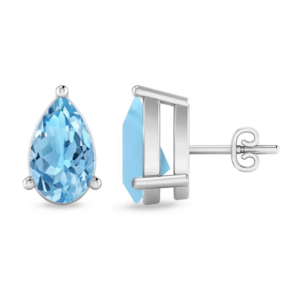 White Gold - Blue Topaz