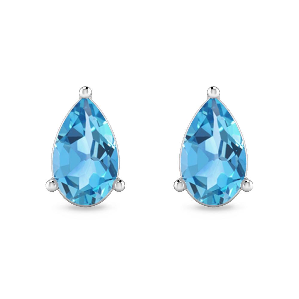 White Gold - Blue Topaz