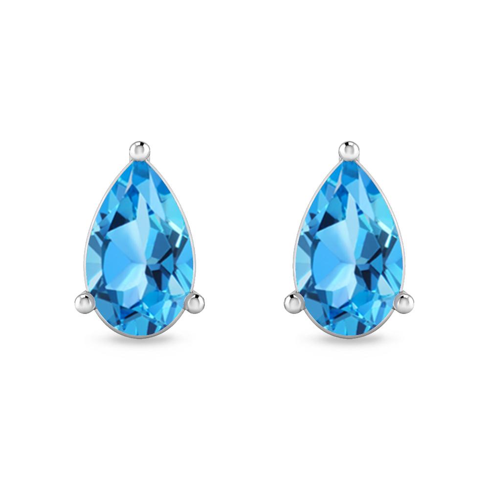 White Gold - Blue Topaz