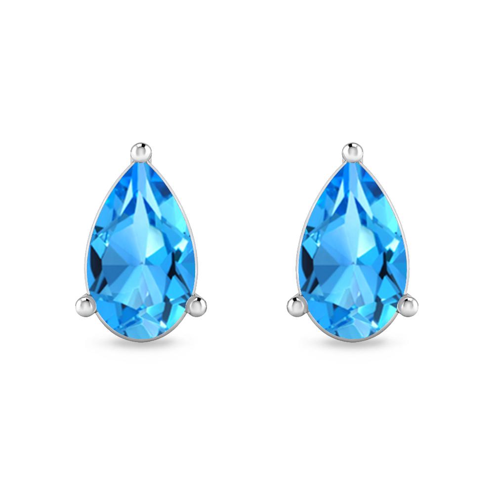 White Gold - Blue Topaz