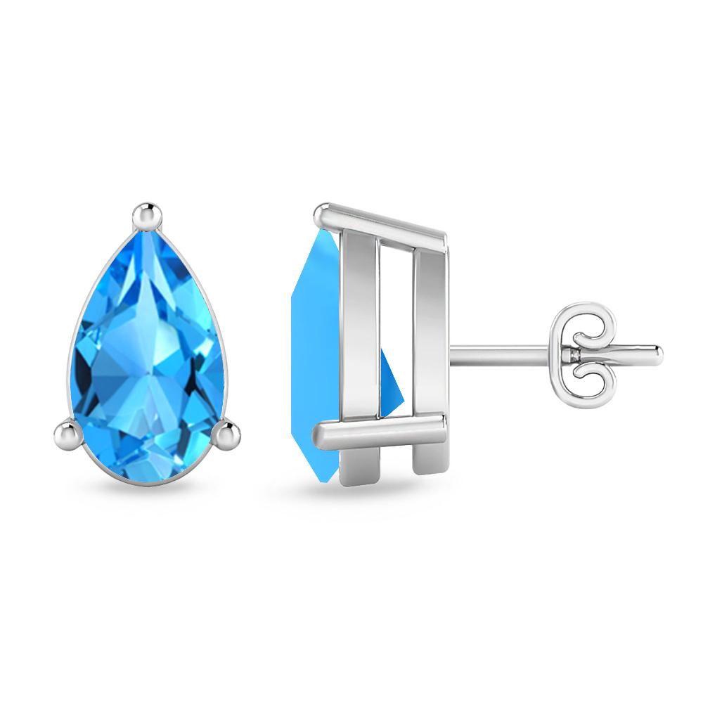 White Gold - Blue Topaz