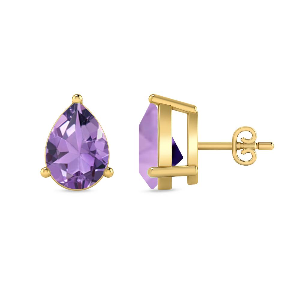 Yellow Gold - Amethyst